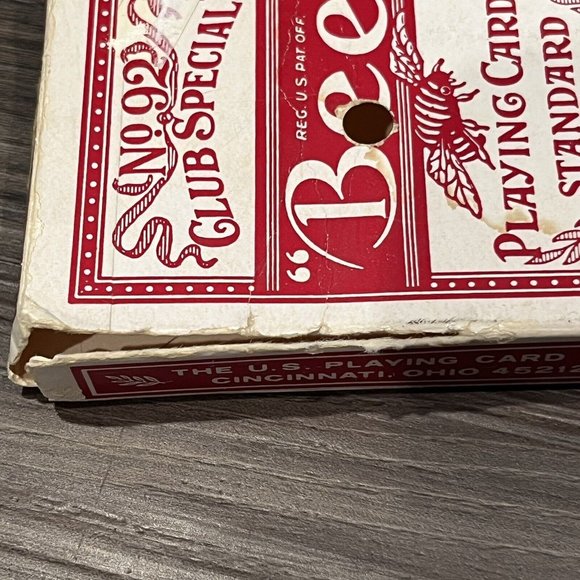 Vintage Sands Casino Atlantic City Bee Playing Cards Deck 92 Diamond Back - Picture 9 of 16